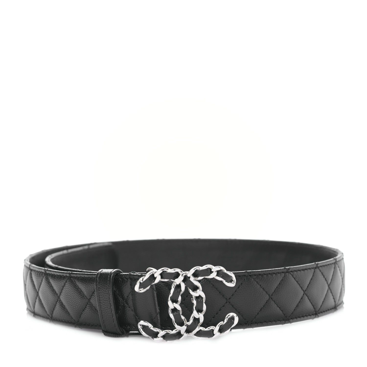 Chanel Caviar Quilted CC Chain Belt 75 30 Black 1 of 5