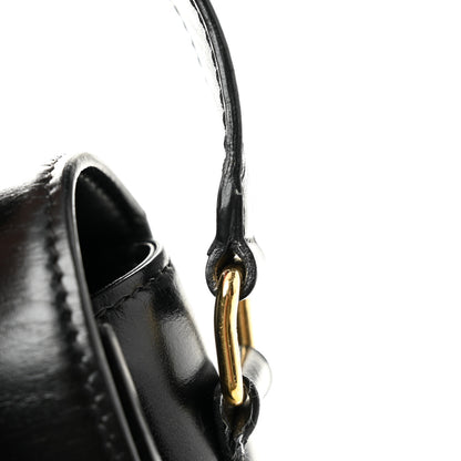 Celine Shiny Calfskin Large Triomphe Black 11 of 12