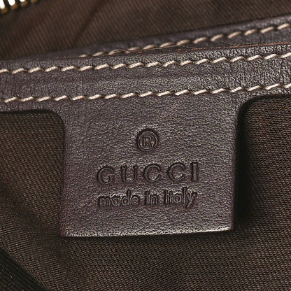 Gucci GG Supreme Monogram Medium Flat Messenger Bag Dark Brown 6 of 12