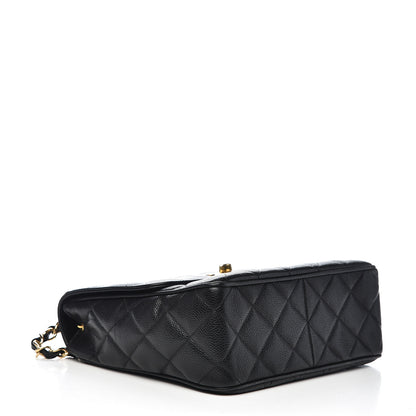 Chanel Caviar Quilted Medium Single Flap Black 4 of 14