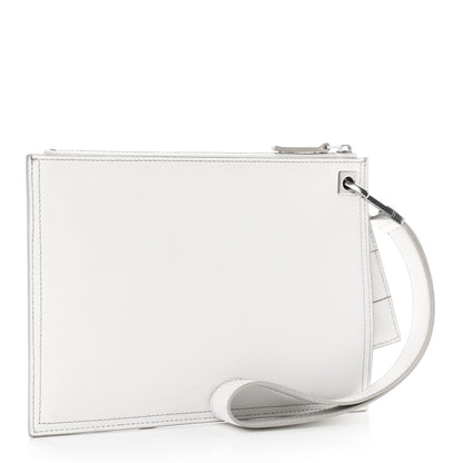 Bottega Veneta Nappa Maxi Intreccio Small Pouch White 2 of 9