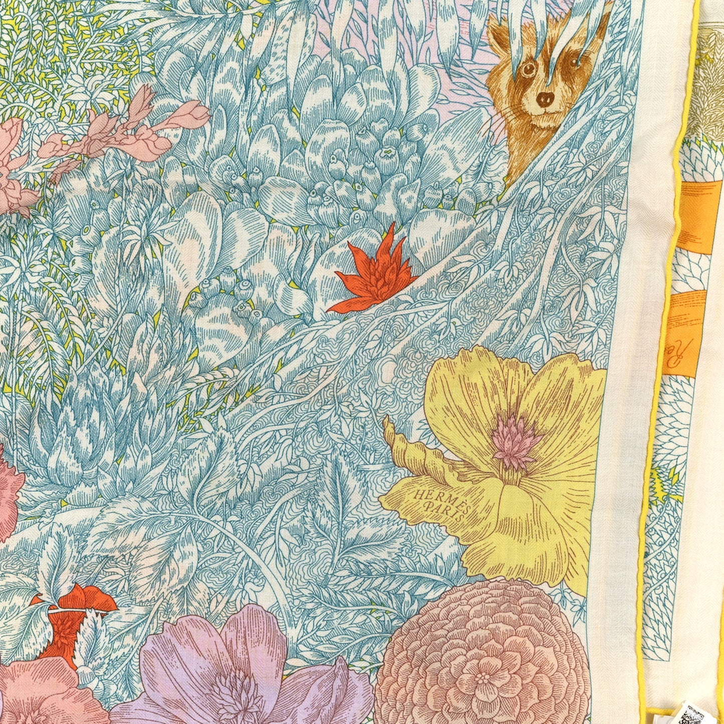 Cashmere Silk Retour a la Nature 140  Vert Jaune Rose