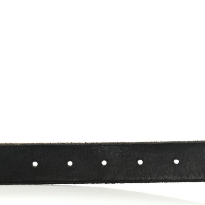 Gucci Calfskin Brass Feline Buckle Belt 95 38 Black 4 of 9