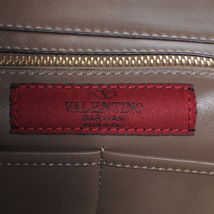 Valentino Garavani Vitello Medium Rockstud Tote Brun 7 of 8