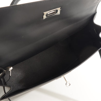 Hermes Sombrero Kelly Sellier 32 Black 10 of 19