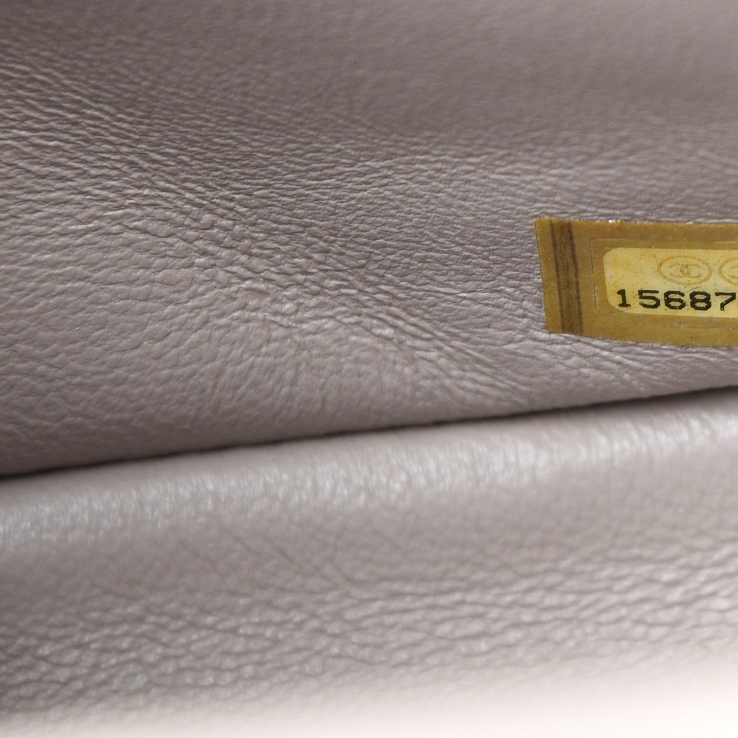 Aged Calfskin Quilted 2.55 Reissue 227 Flap Grey