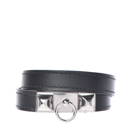 Hermes Box Rivale Double Tour Bracelet M Black 1 of 5