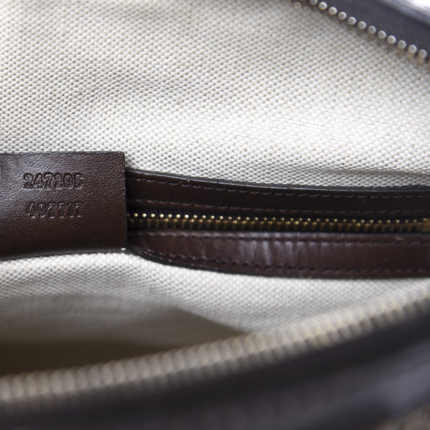 Monogram Vintage Web Medium Boston Dark Brown