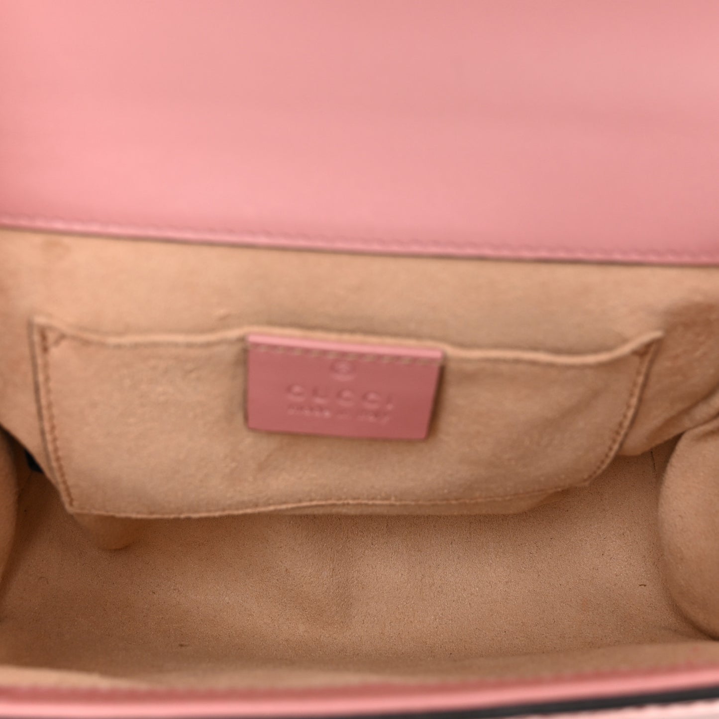 Guccissima Small Padlock Shoulder Bag Rose Baby Candy