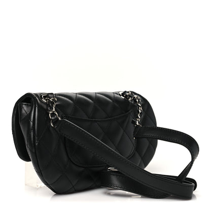 Chanel Calfskin Quilted CC Uniform Flap Belt Bag Black 3 of 11