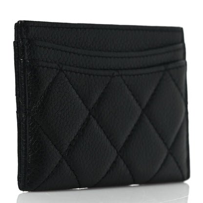 Chanel Caviar Quilted Card Holder Black 3 of 9