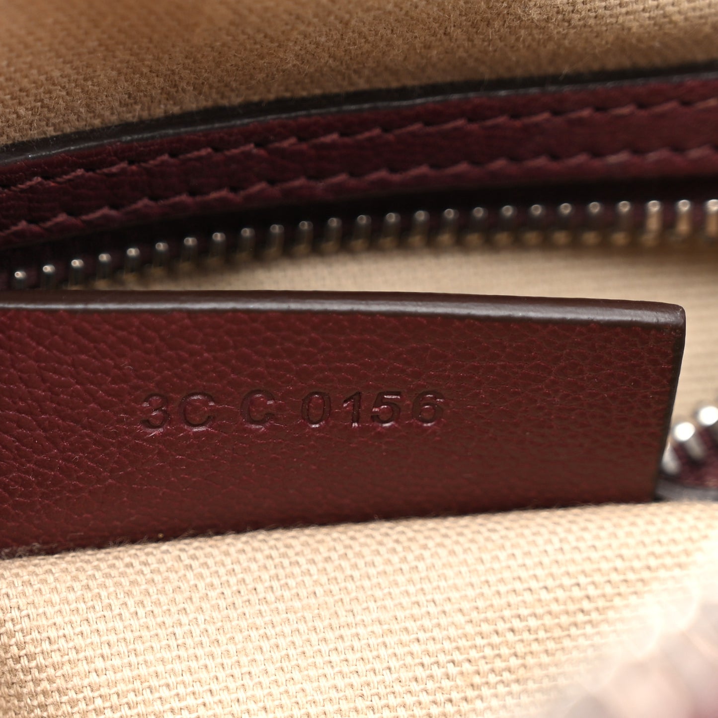 Sugar Goatskin Mini Antigona Oxblood