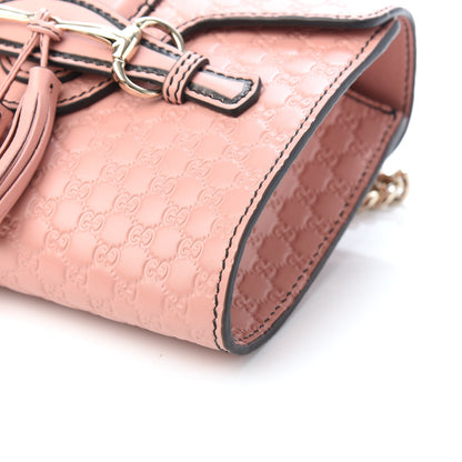 Gucci Microguccissima Mini Emily Shoulder Bag Soft Pink 8 of 8