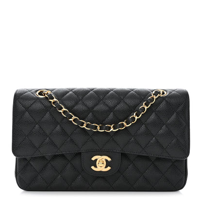Chanel Caviar Quilted Medium Double Flap Black 1 of 11
