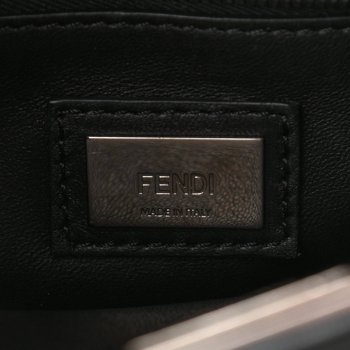 Nappa Lace Up Mini Peekaboo Iconic Satchel Black