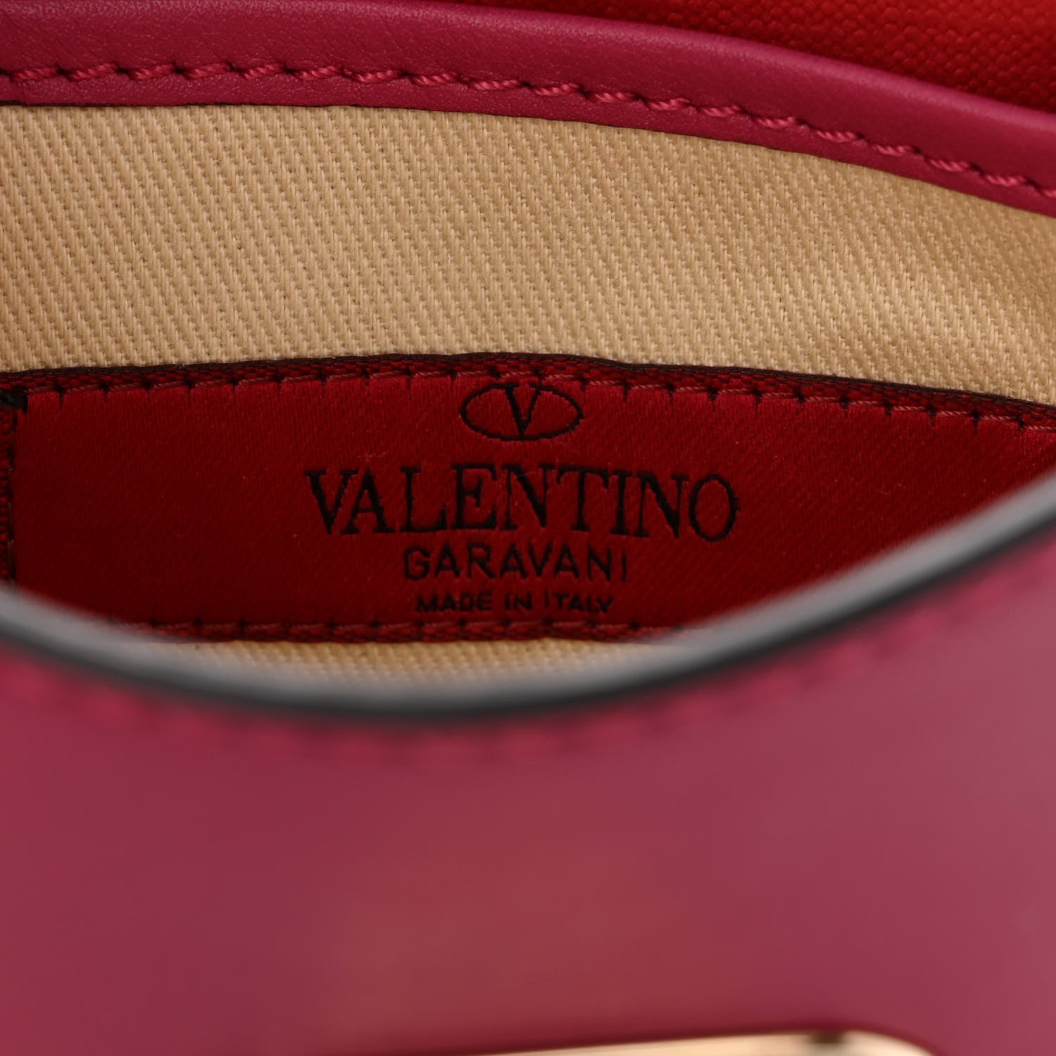 Valentino Garavani Vitello Mini Rockstud Flip Lock Crossbody Bag Deep Cyclamin 6 of 11