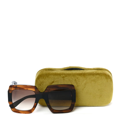 Gucci Square Frame GG0178S Sunglasses Havana 8 of 8
