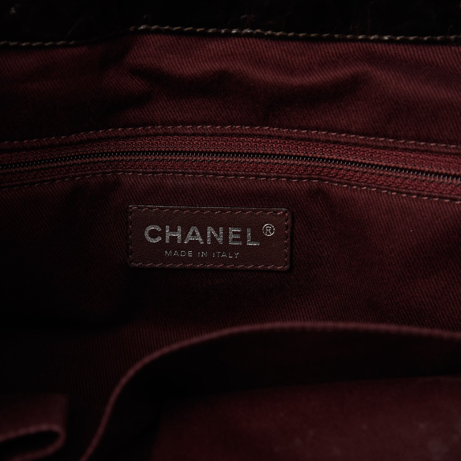 Chanel Iridescent Calfskin Quilted Large In The Mix Tote Brown 8 of 12