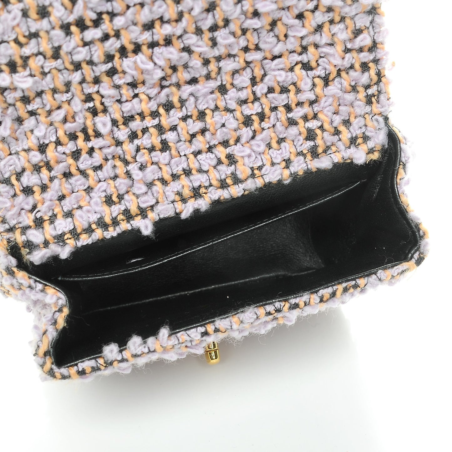 Tweed Kelly Flap Bag Set Pink