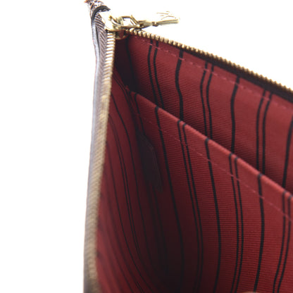 Louis Vuitton Damier Ebene Neverfull MM GM Pochette 9 of 10