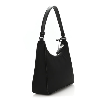 Prada Tessuto Nylon Mini Re-Edition 2000 Bag Black 3 of 10