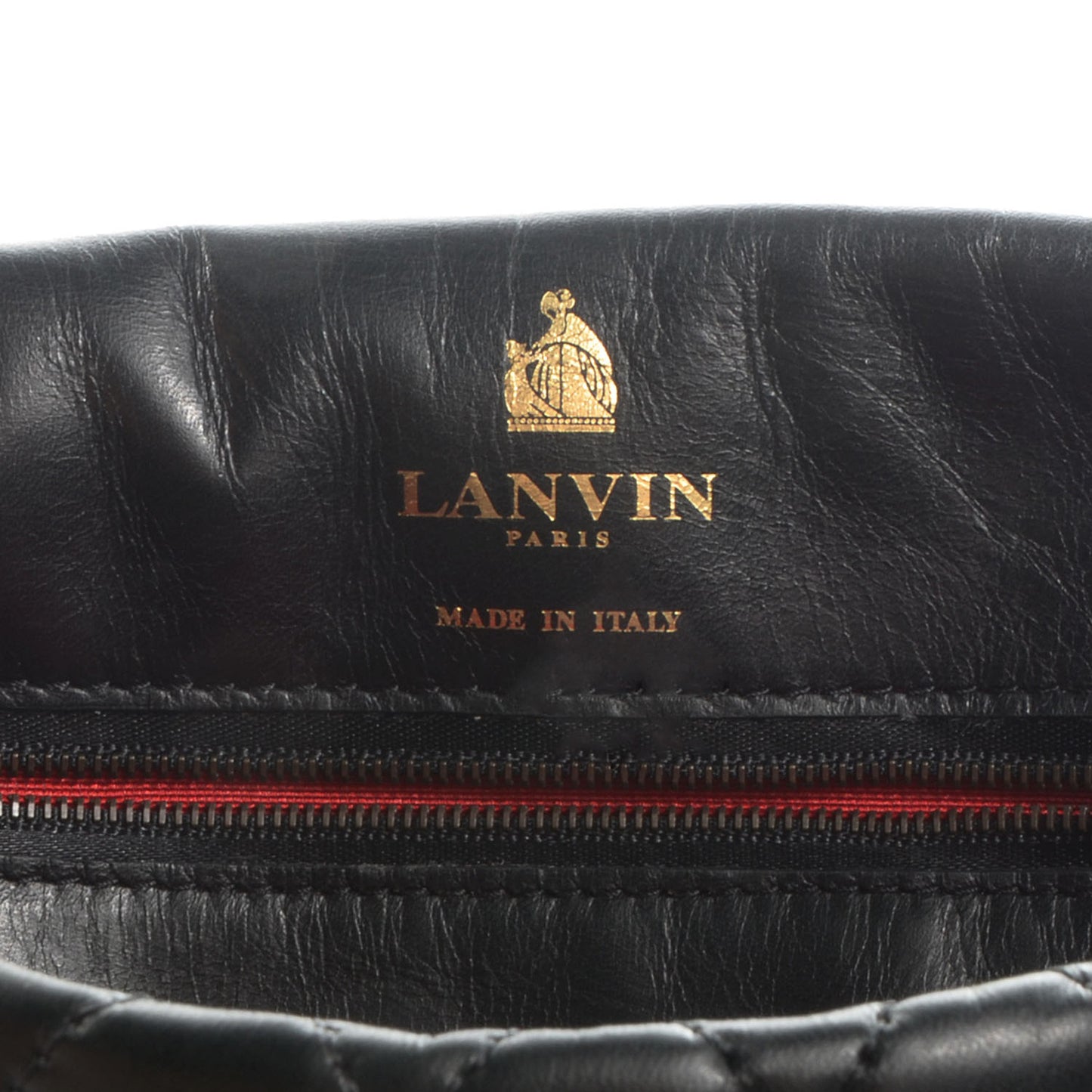 Quilted Calfskin Happy Medium Shoulder Bag Black