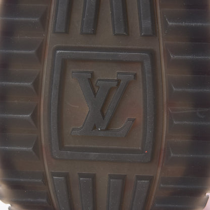 Louis Vuitton Nubuck Calfskin Perforated Run Away Sneakers 39 Rouge 6 of 8