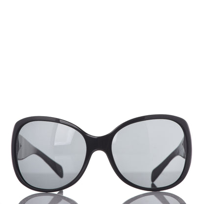 Chanel CC Crystal Sunglasses 5150-B Black 3 of 9