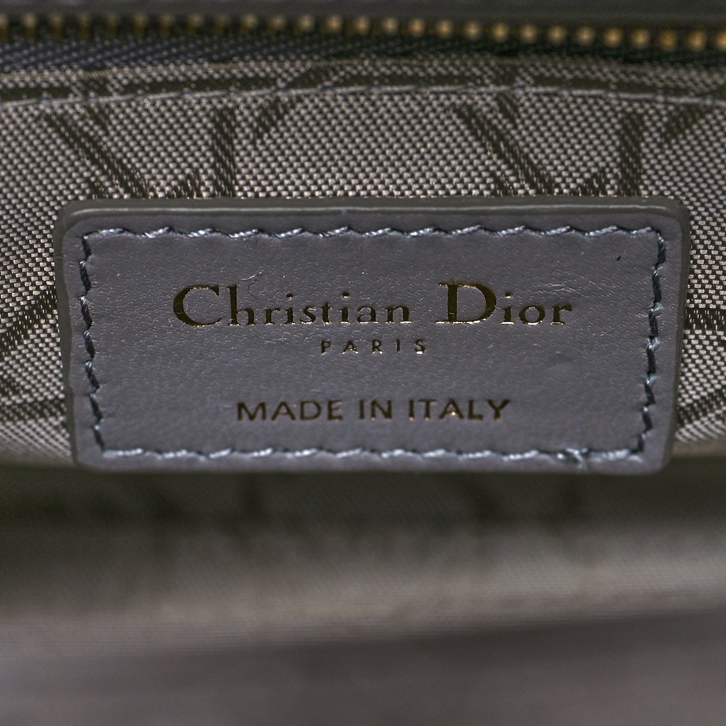 Lambskin Cannage Small My ABCDior Lady Dior Grey