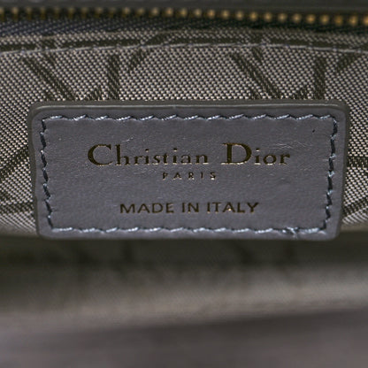 Christian Dior Lambskin Cannage Small My ABCDior Lady Dior Grey 7 of 10
