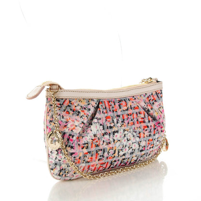 Fendi Zucchino Vitello Floral Forever Pochette Rosa Papaya Rosa Confetto 3 of 8