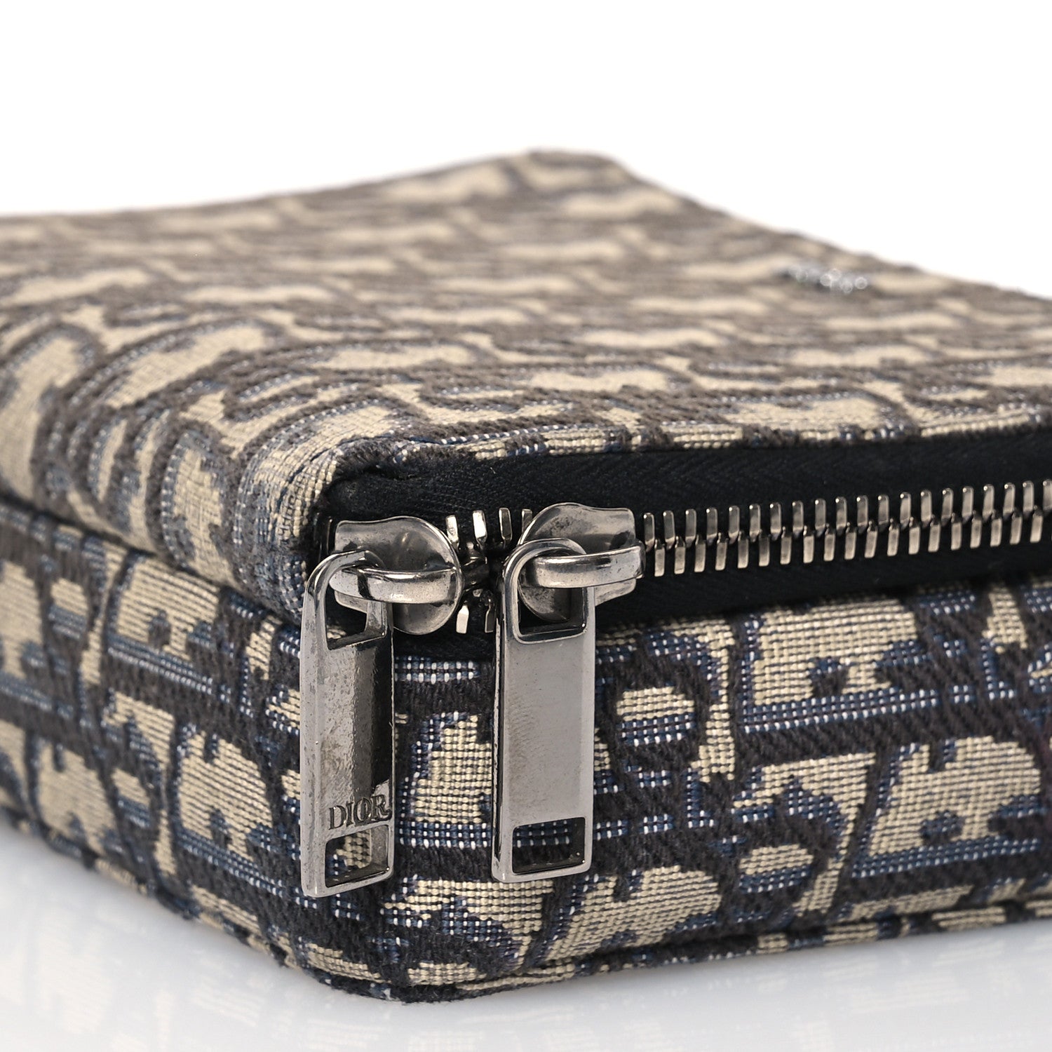 Christian Dior Oblique Pouch Navy Blue 11 of 11