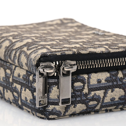 Christian Dior Oblique Pouch Navy Blue 11 of 11
