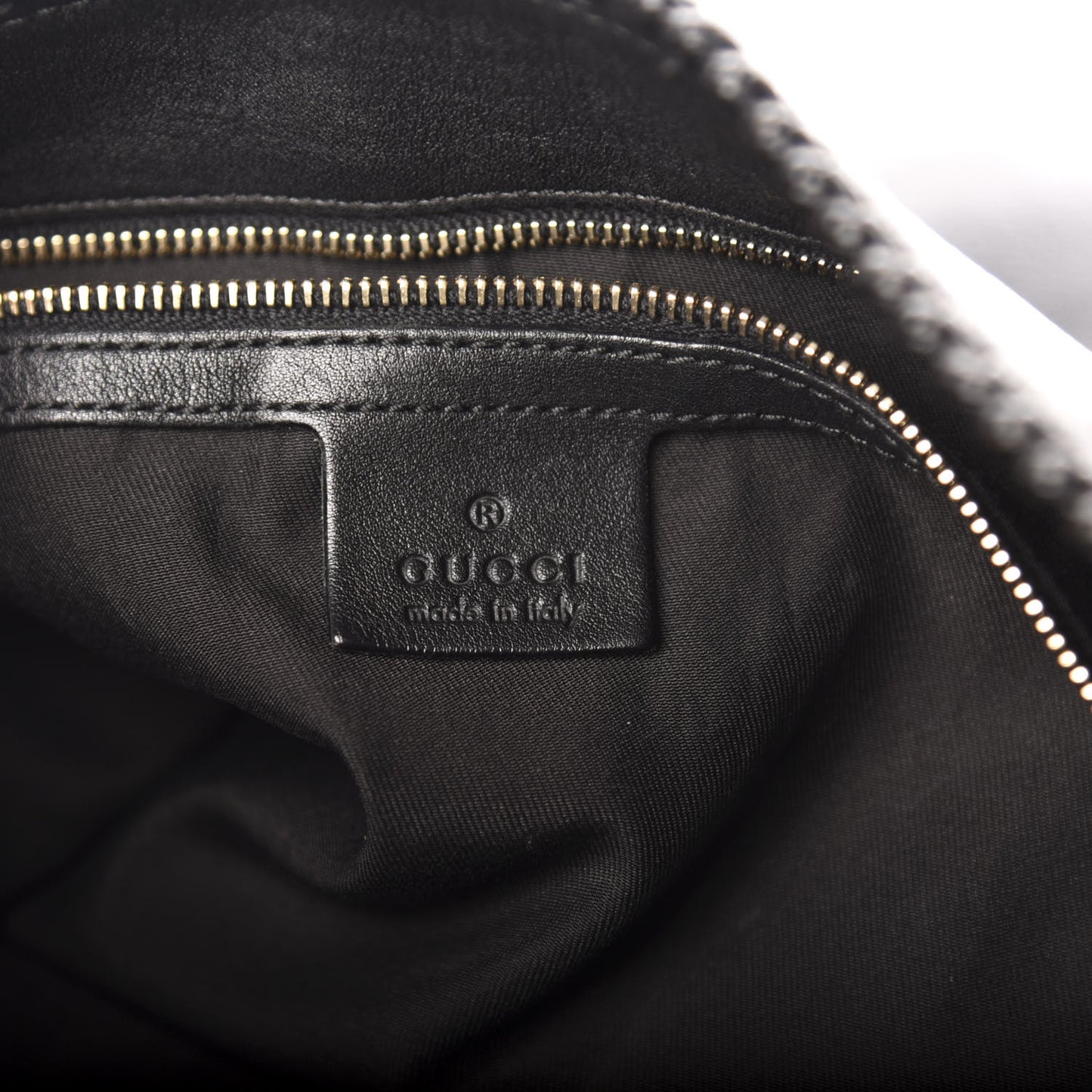 Calfskin Large Horsebit Chain Hobo Black