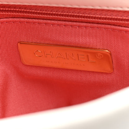 Chanel Goatskin Quilted Medium Chanel 19 Flap White 5 of 9