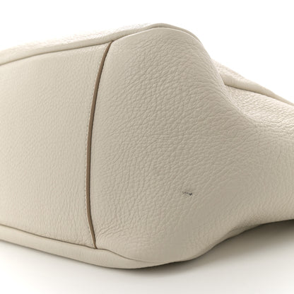 Saint Laurent Grained Deerskin Bea Tote Blanc Vintage 10 of 11