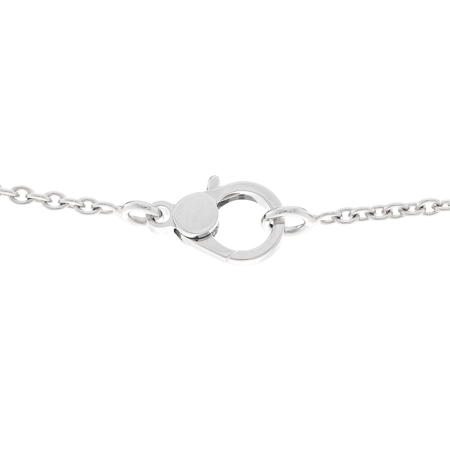 18K White Gold Diamond Finesse Pendant Necklace