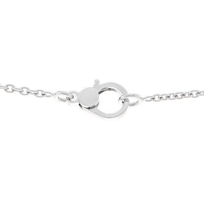 Hermes 18K White Gold Diamond Finesse Pendant Necklace 5 of 6