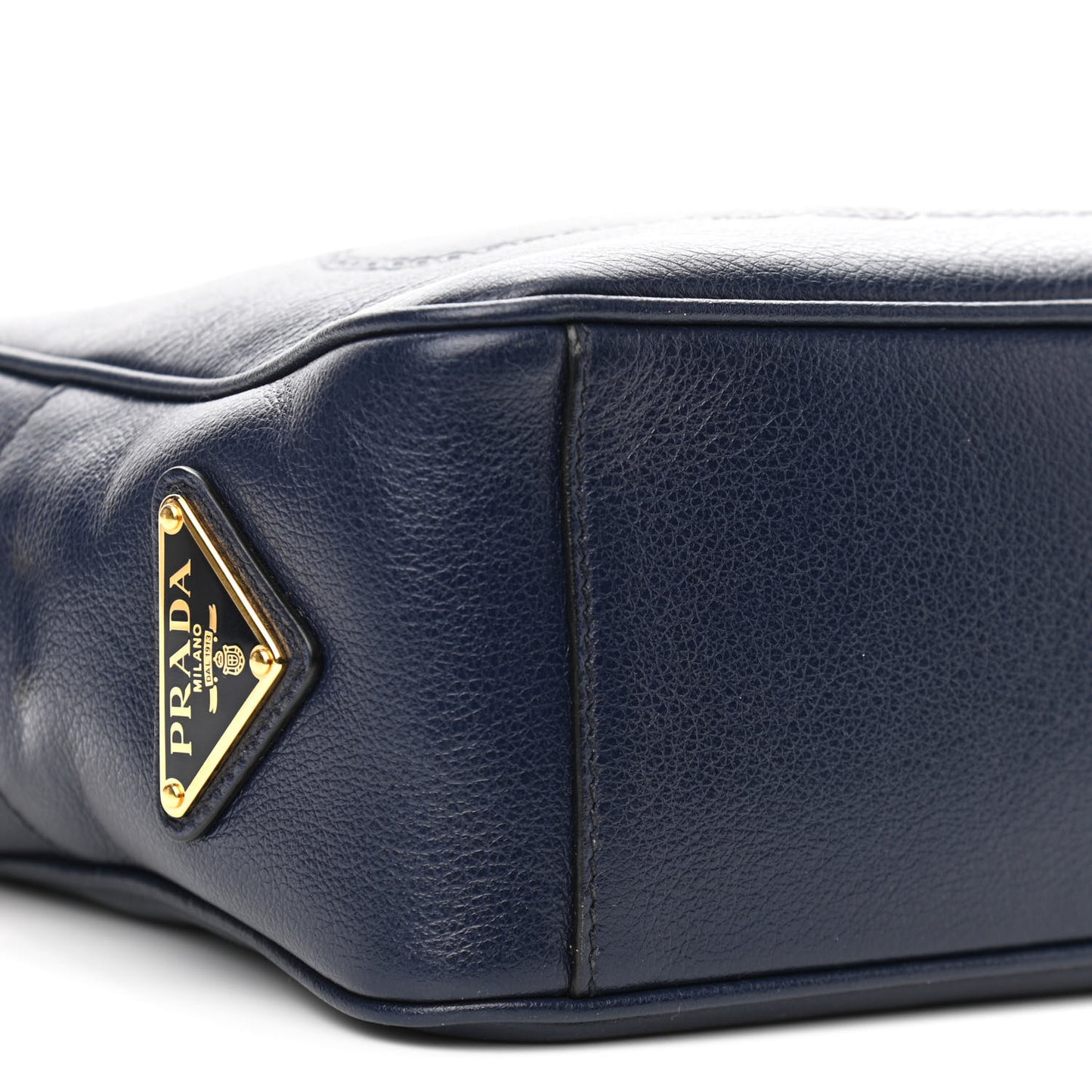 Glace Calfskin Embossed Logo Crossbody Baltico