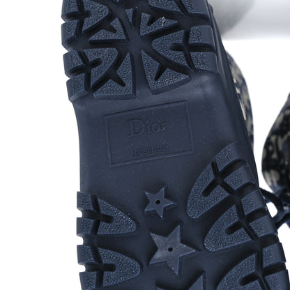 Christian Dior Oblique Nylon D-Venture Boots 36.5 Deep Blue 6 of 8