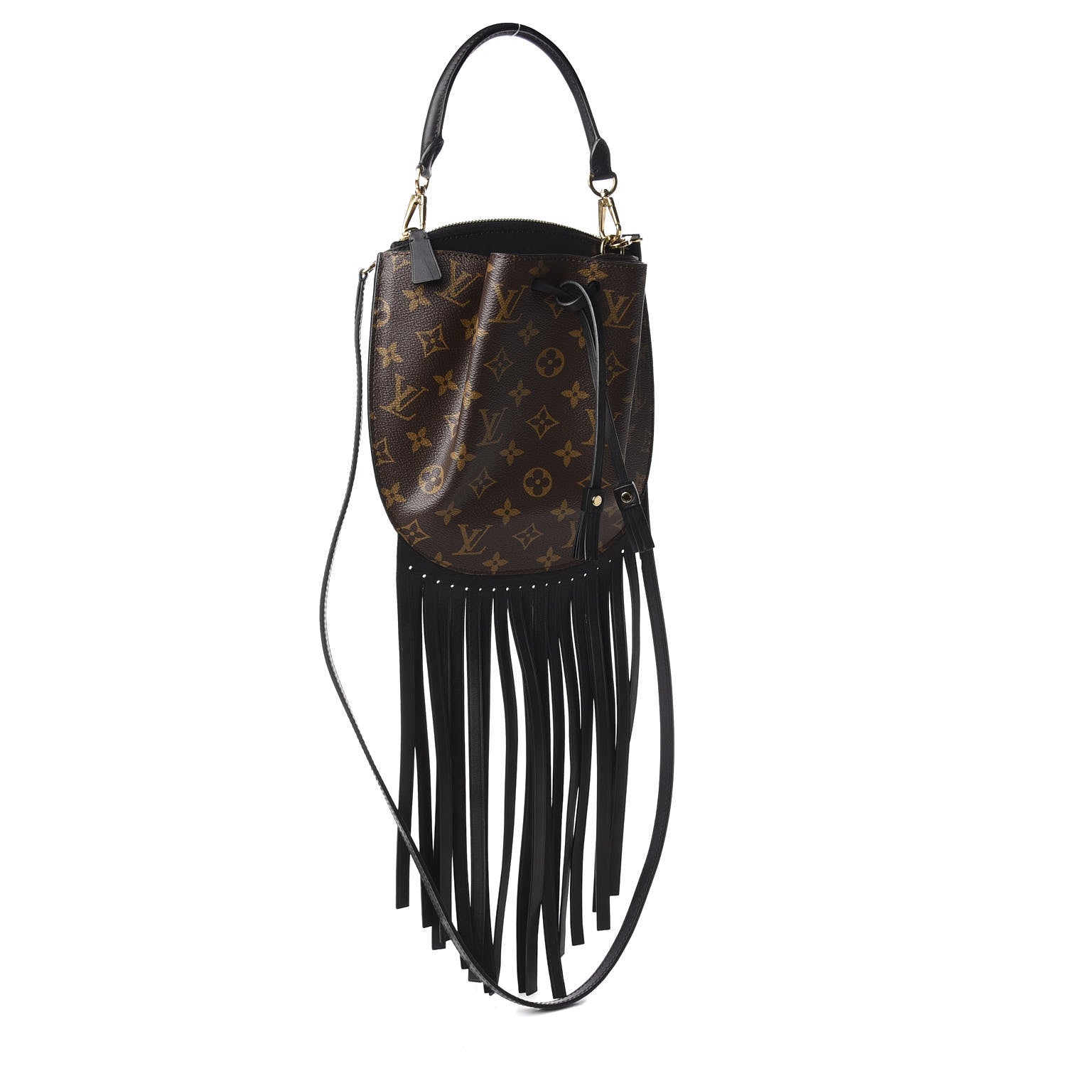 Louis Vuitton Monogram Fringed Noe 2 of 9