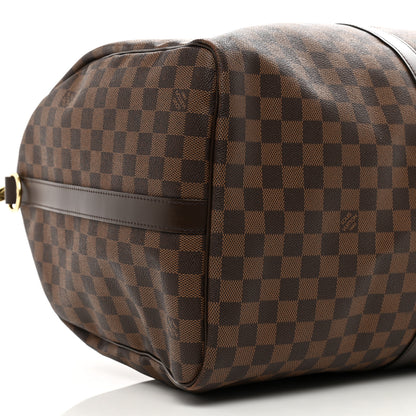 Louis Vuitton Damier Ebene Keepall Bandouliere 55 6 of 8