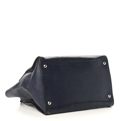 Prada Glace Calf Twin Pocket Tote Baltico 4 of 12
