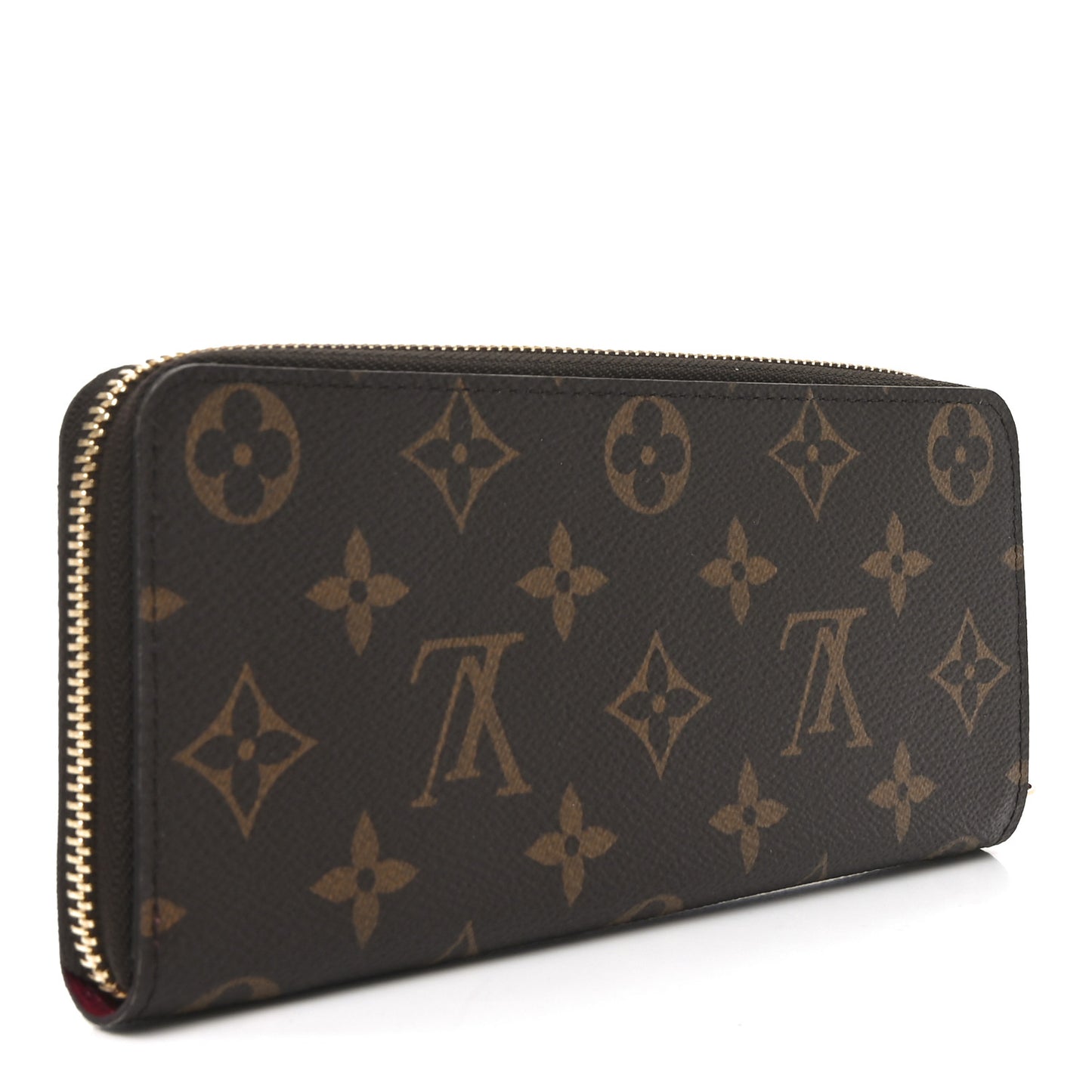 Monogram Clemence Wallet Fuchsia