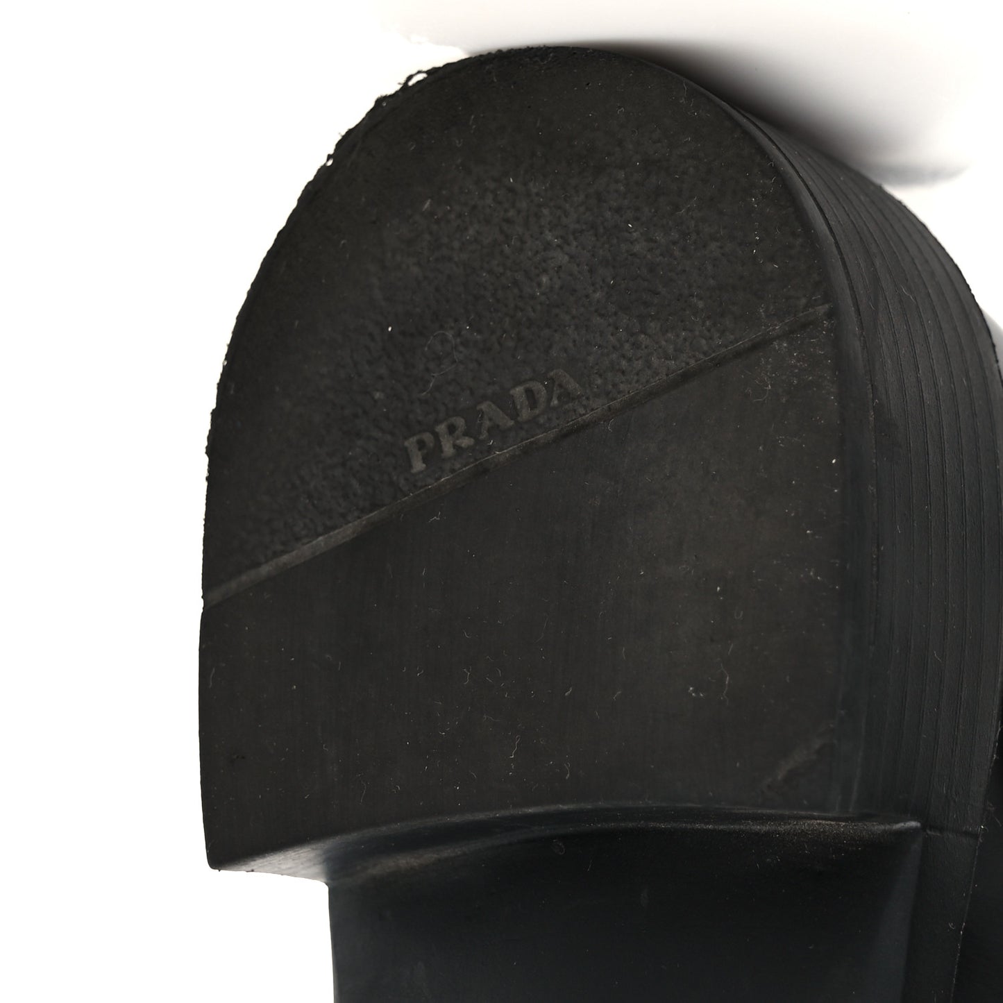 Spazzolato Metal Triangle Logo 50mm Loafers 37 Black