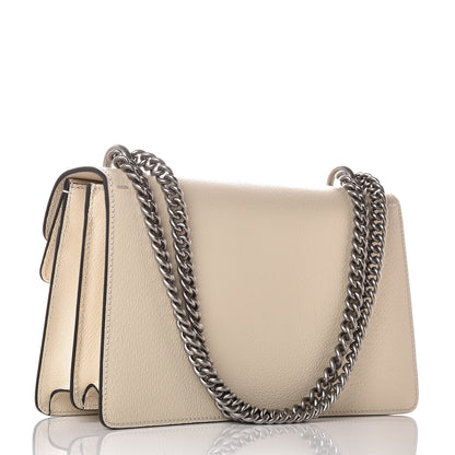 Gucci Textured Calfskin Crystal Small Dionysus Shoulder Bag Mystic White 3 of 9