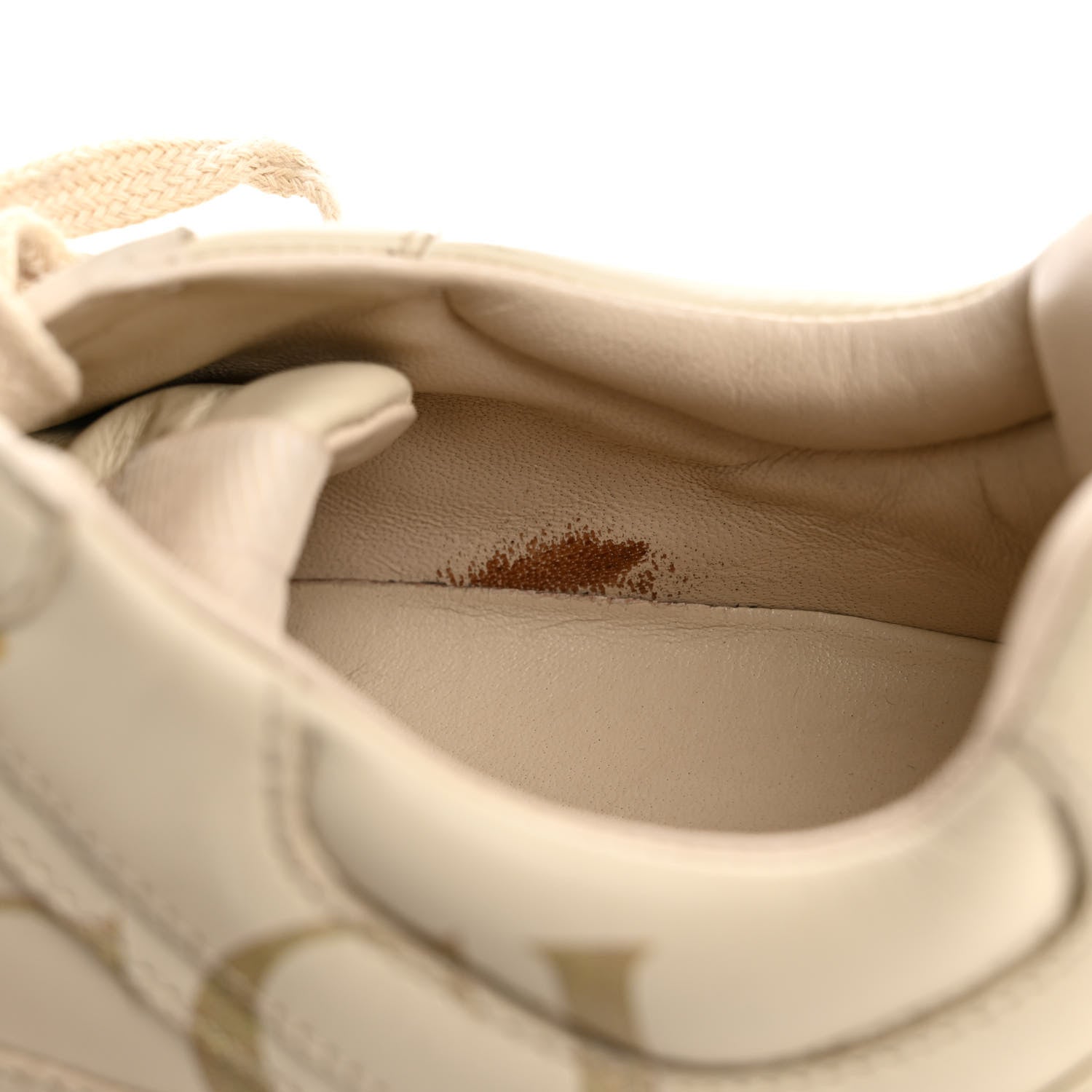 Gucci Calfskin Logo Womens Rhyton Sneakers 37 Ivory 13 of 13