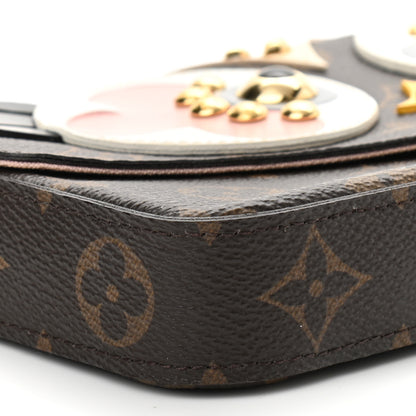 Louis Vuitton Monogram Lovely Birds Pochette Felicie Chain Wallet 10 of 12