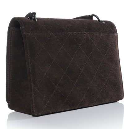 Chanel Suede Flap Bag Brown 3 of 9