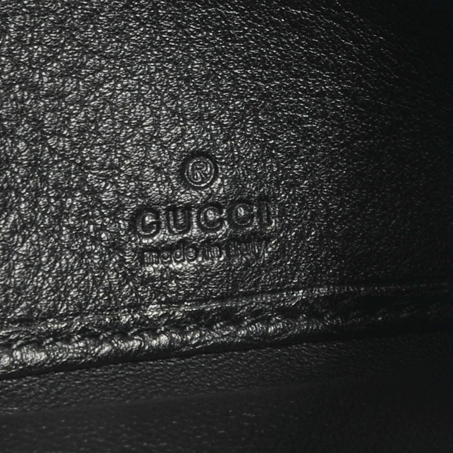 Gucci Leather Bamboo Continental Wallet Black 8 of 8
